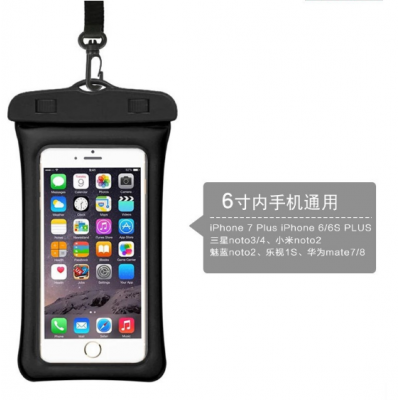 Universal Waterproof Pouch Phone Dry Bag Underwater Case Floating airbag inflation bag dive 80 meters